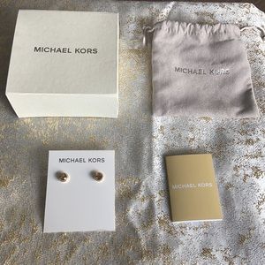 Michael Kors Stud Brilliance Earrings Authentic